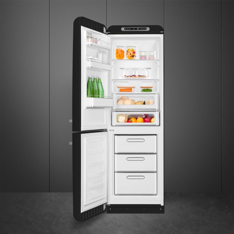 SMEG FAB 32 Black Two-Door Left-Hinge Refrigerator - image 1 of 3