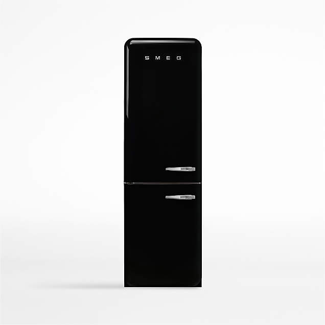 Smeg Cream TwoDoor LeftHinge Refrigerator Crate & Barrel