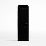 SMEG FAB 32 Black Two-Door Left-Hinge Refrigerator