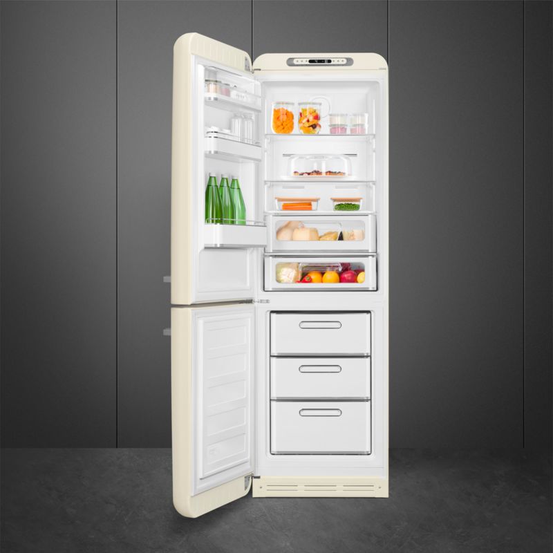 SMEG FAB 32 Cream Two-Door Left-Hinge Refrigerator - image 1 of 6