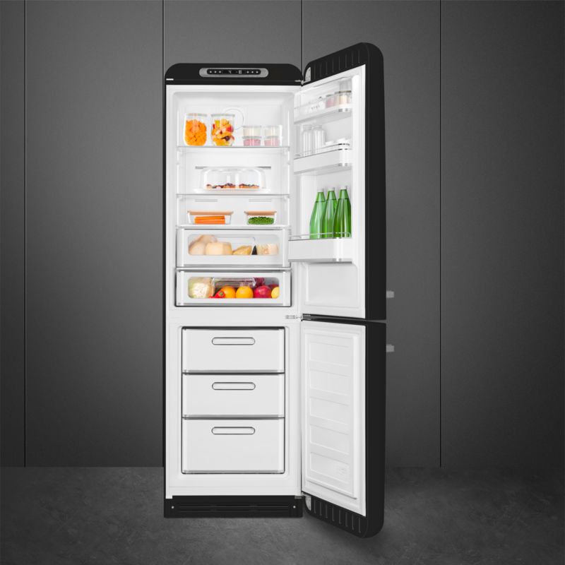 SMEG FAB 32 Black Two-Door Right-Hinge Refrigerator - image 1 of 3