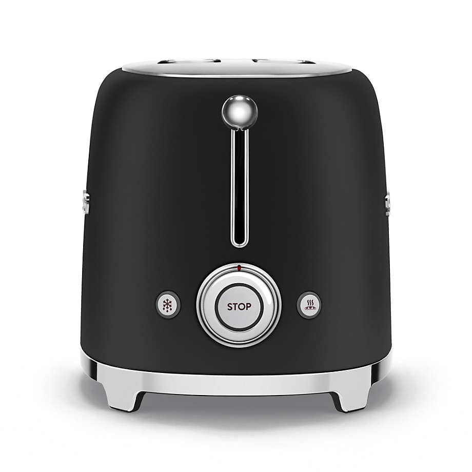 Smeg Matte Black 2-Slice Toaster + Reviews