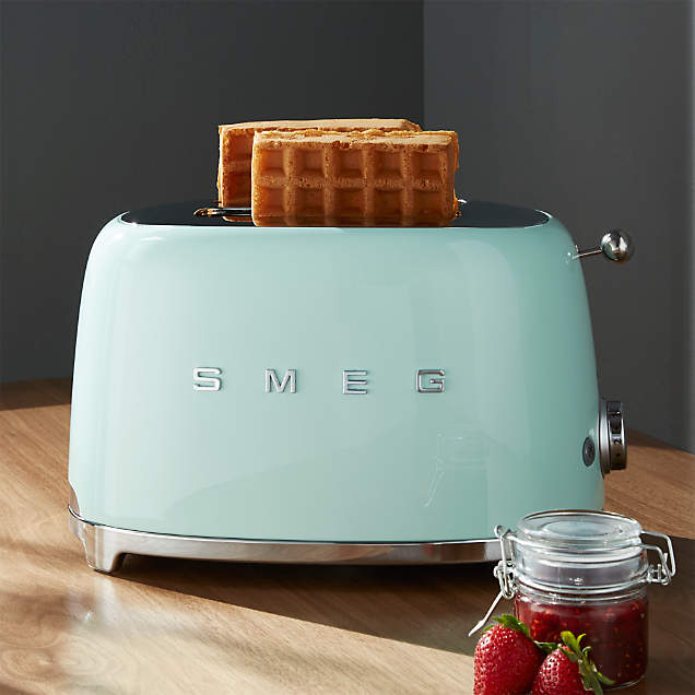 Smeg Cream 4Slice Toaster + Reviews Crate & Barrel
