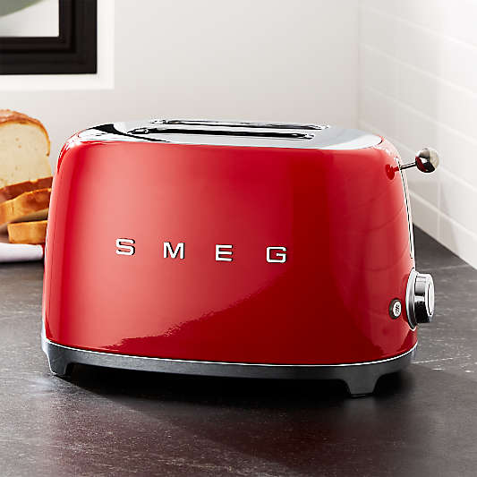 SMEG Red 2-Slice Retro Toaster