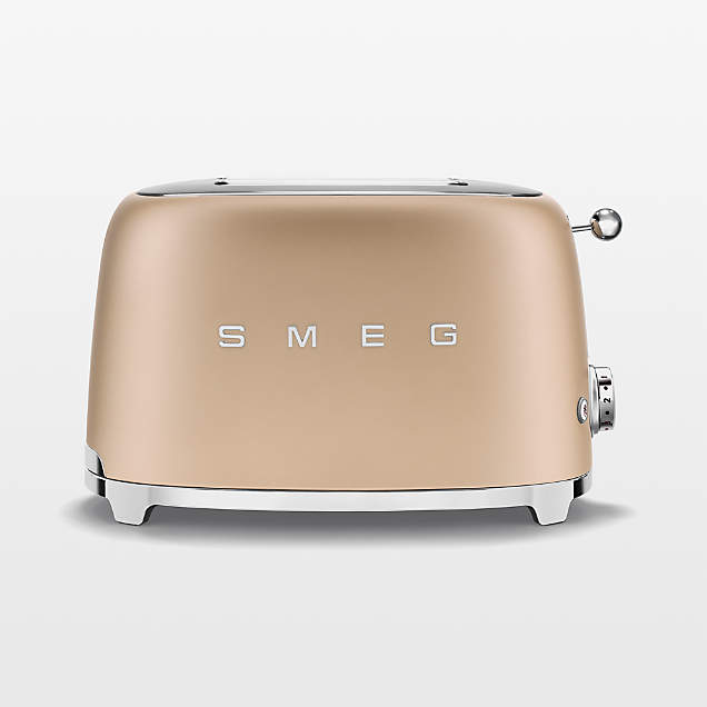 Smeg White 4x4Slice Toaster Crate & Barrel