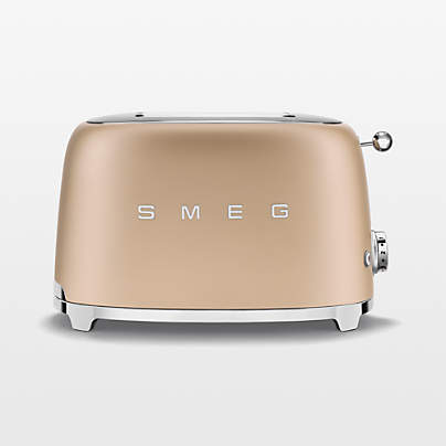 Smeg Pastel Blue 4x4-Slice Toaster | Crate & Barrel