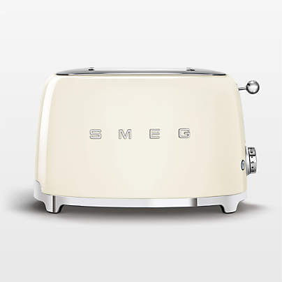 SMEG Cream 2-Slice Retro Toaster