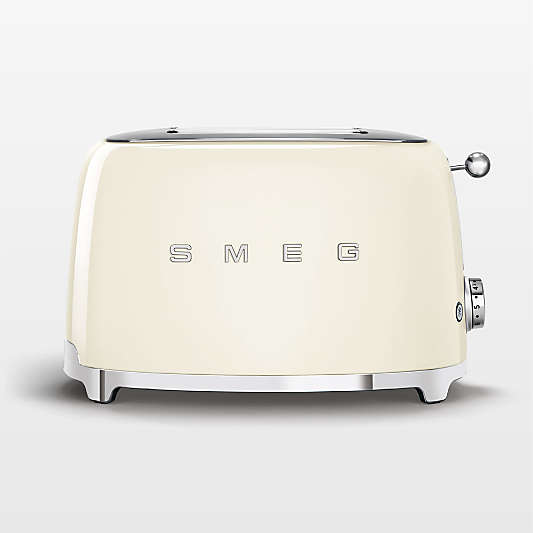 SMEG Cream 2-Slice Retro Toaster
