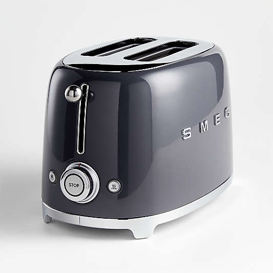 SMEG Slate Grey 2-Slice Toaster