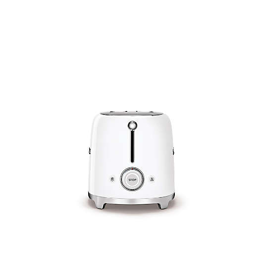 SMEG White 2-Slice Toaster