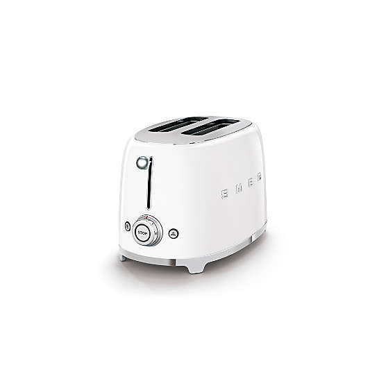 SMEG White 2-Slice Toaster