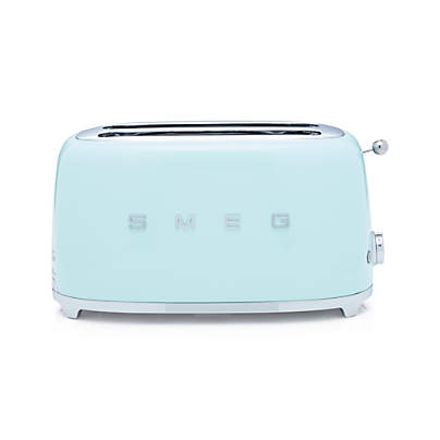 SMEG Pastel Green 4-Slice Long Slot Retro Toaster
