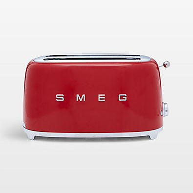 View SMEG Red 4-Slice Long Slot Retro Toaster details