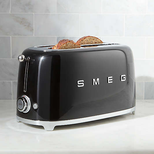 SMEG Black 4-Slice Toaster