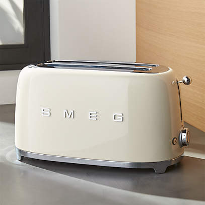 Smeg - 4-slices toaster tsf03, cream