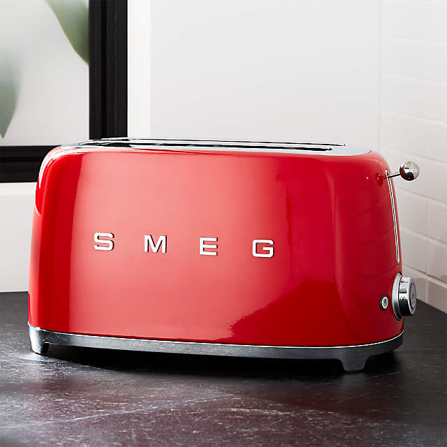 smeg 50s Retro Style Four-Slice Toaster in Red at Nordstrom - Yahoo Shopping