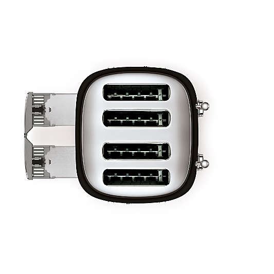 SMEG Black 4x4-Slice Retro Toaster