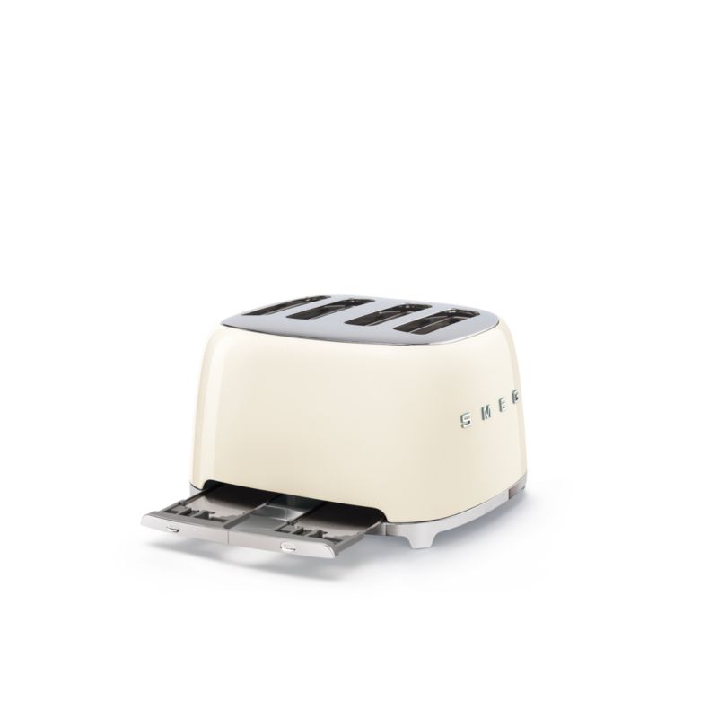 SMEG Cream 4x4-Slice Toaster - image 2 of 7