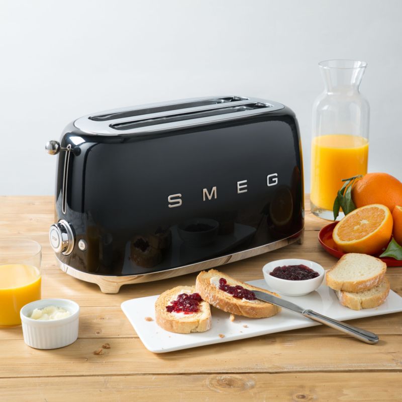 SMEG Black 2-Slice Toaster - image 1 of 3