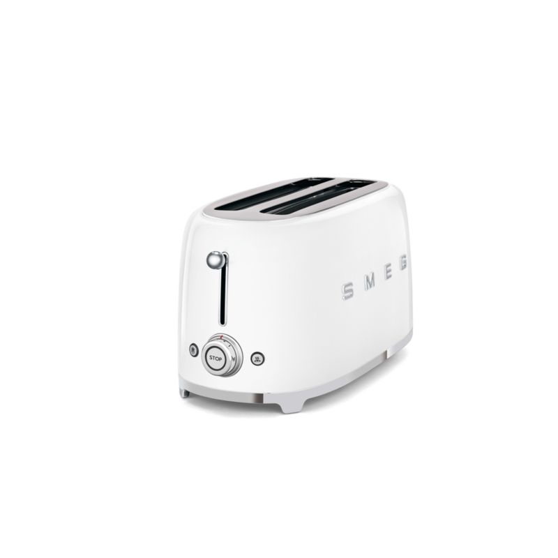 Smeg White 4-Slice Toaster