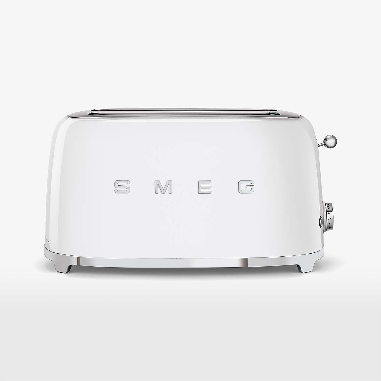Smeg White 4Slice Toaster + Reviews Crate & Barrel