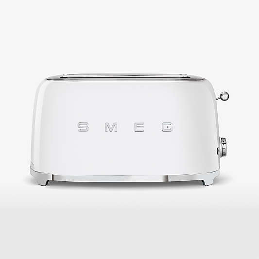 SMEG White 4-Slice Toaster