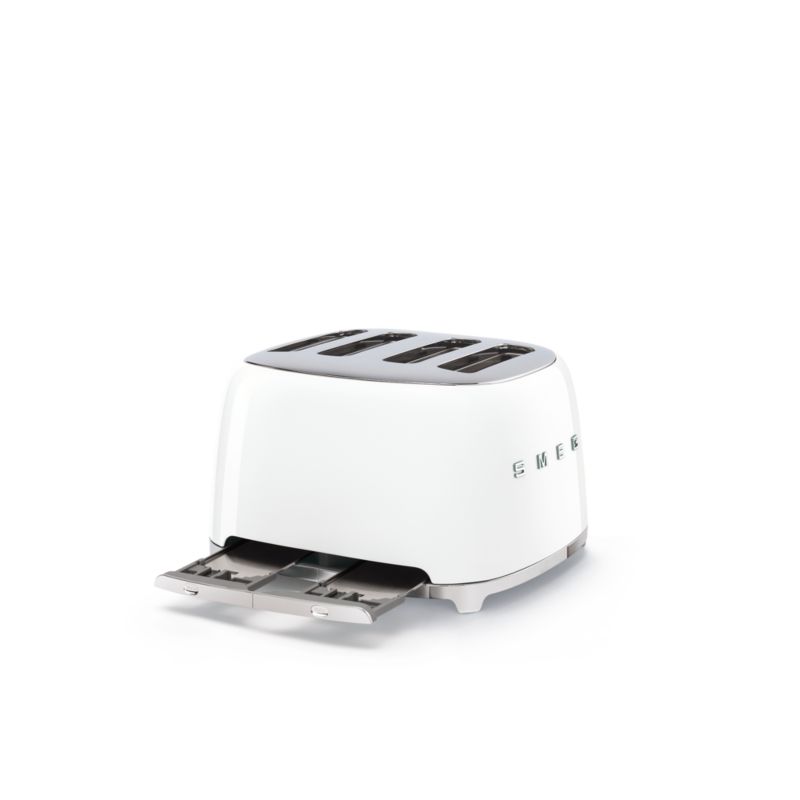 SMEG White 4x4-Slice Toaster - image 1 of 8