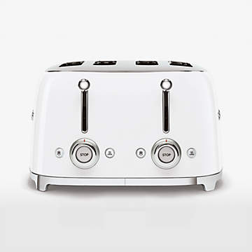 Smeg - 4-slices toaster tsf03, cream