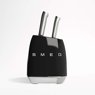 SMEG 7-Piece Knife Block Set | Black