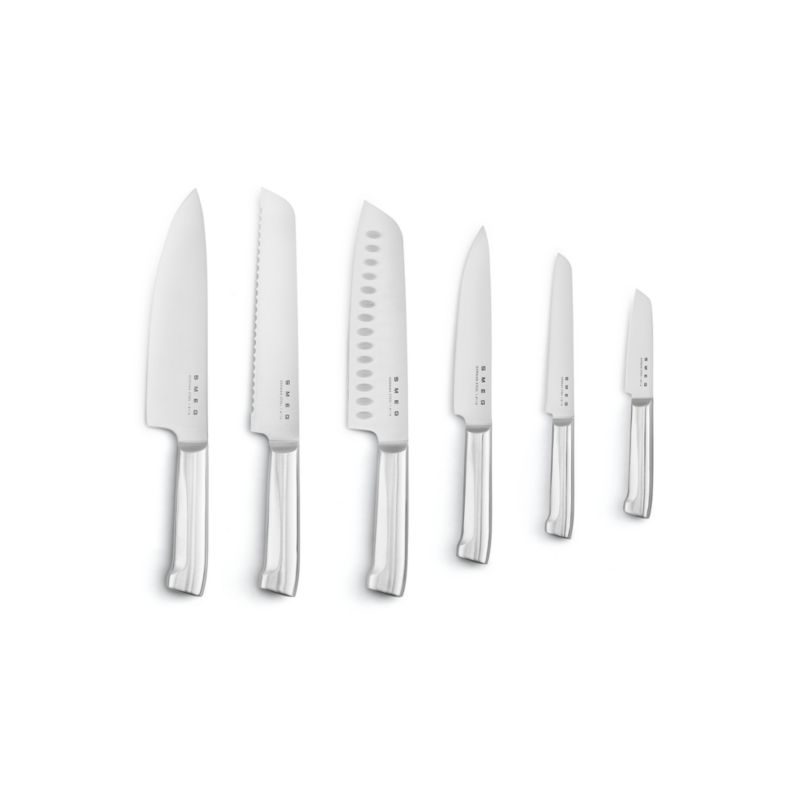 SMEG Pastel Blue 7-Piece Knife Block Set - image 4 of 8