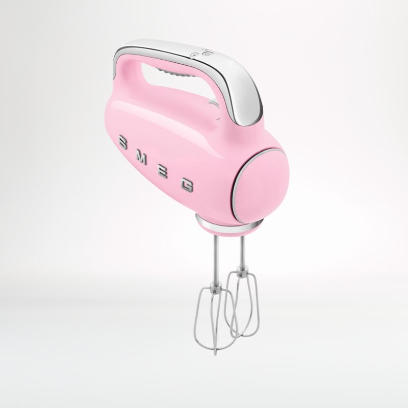 Best Buy: SMEG HMF01 9 Speed Hand Mixer Pink HMF01PKUS