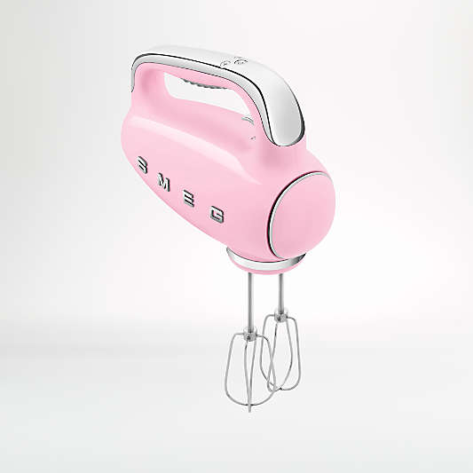 SMEG Pink 9-Speed Hand Mixer