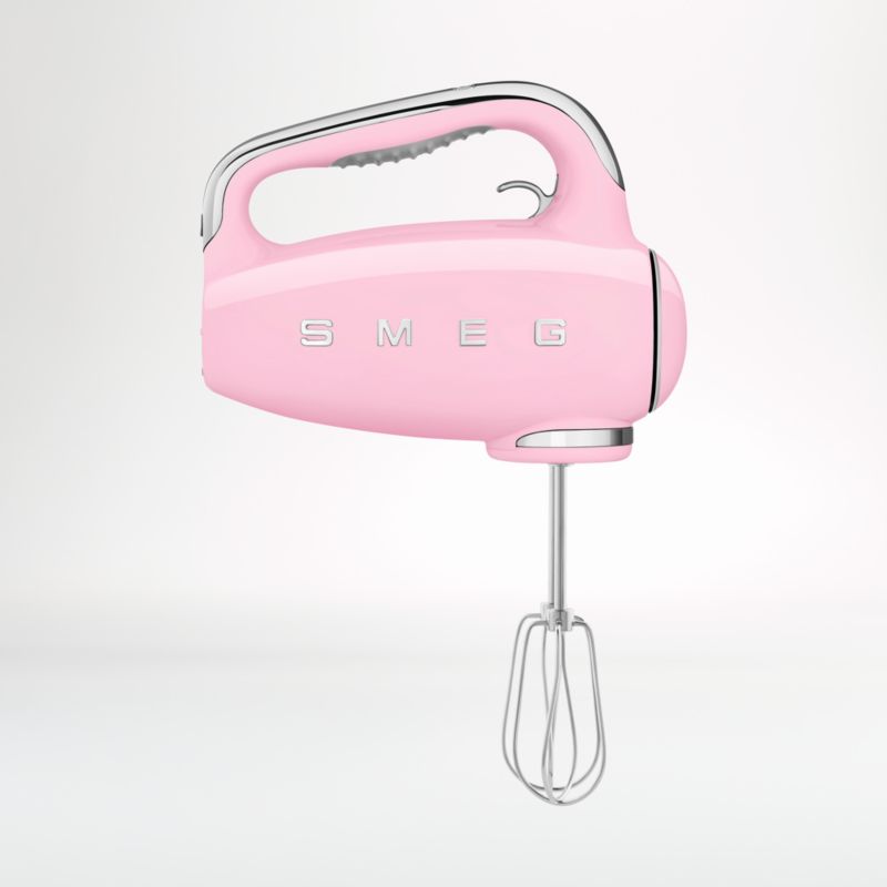 Best Buy: SMEG HMF01 9 Speed Hand Mixer Pink HMF01PKUS