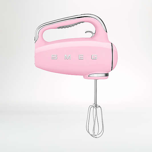 SMEG Pink 9-Speed Hand Mixer