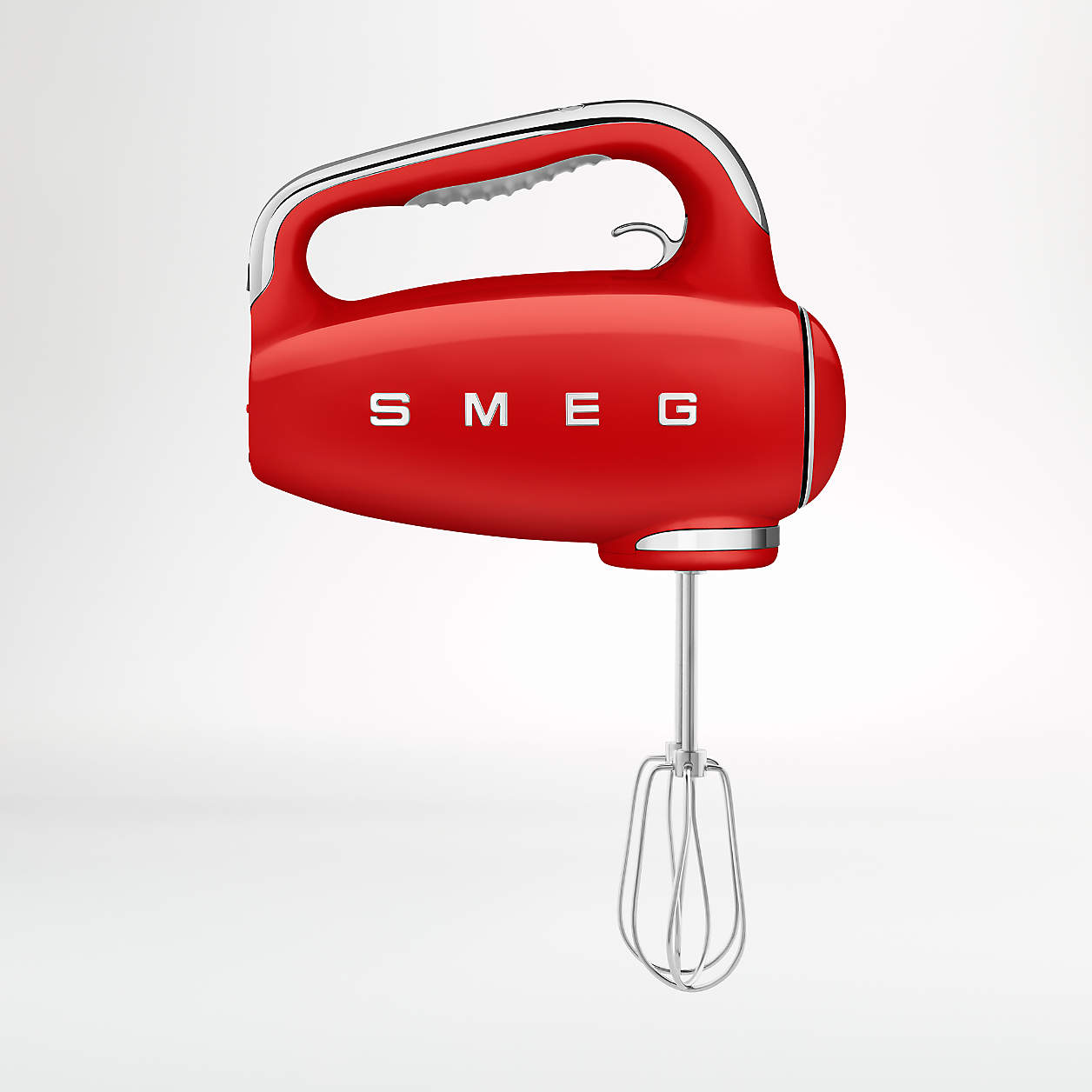 Smeg Red 9Speed Hand Mixer + Reviews Crate & Barrel