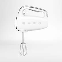 SMEG White 9-Speed Hand Mixer + Reviews | Crate & Barrel