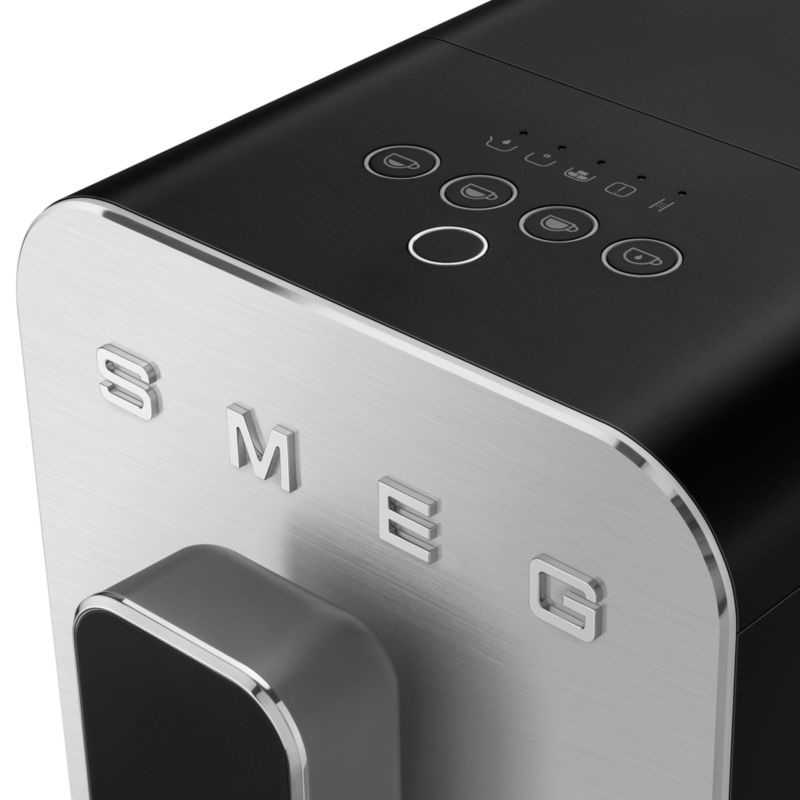 SMEG Black Automatic Coffee and Espresso Machine - image 2 of 5