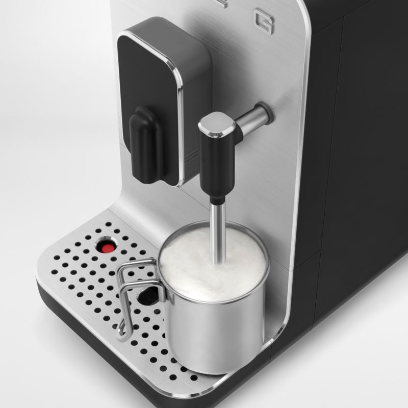 SMEG Black Automatic Coffee and Espresso Machine with Milk Frother - image 6 of 6