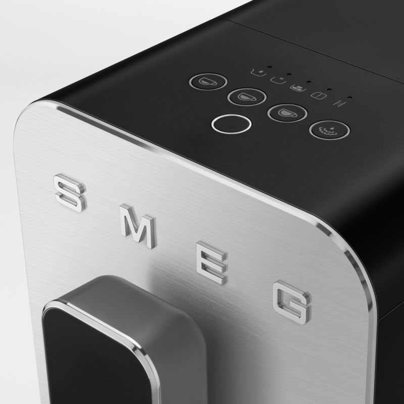 SMEG Black Automatic Coffee and Espresso Machine with Milk Frother - image 7 of 6