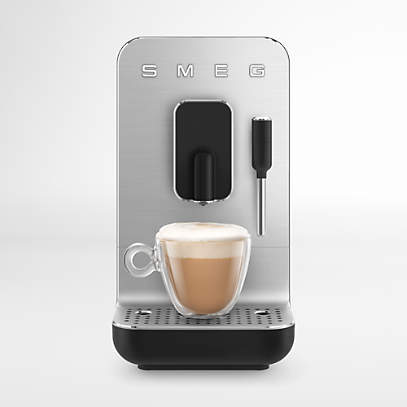 Smeg Black Automatic Coffee and Espresso Machine with Milk Frother +  Reviews