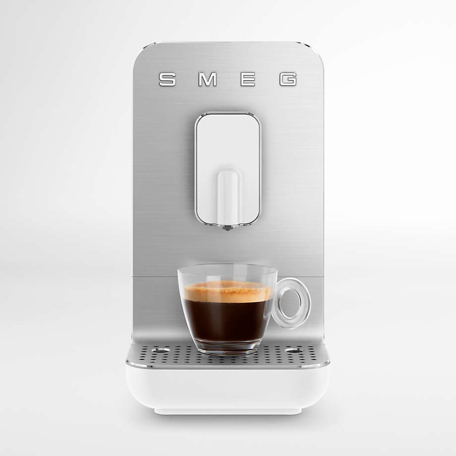 White smeg coffee discount machine