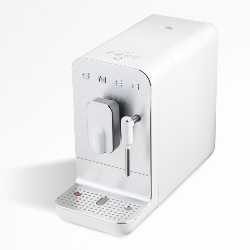 SMEG Matte White Fully Automatic Coffee and Espresso Machine with Milk Frother - image 6 of 5