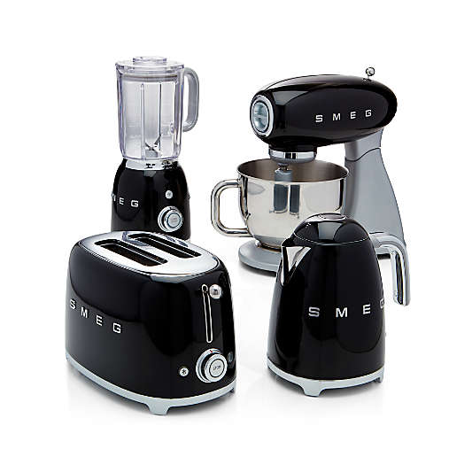 SMEG Black Retro Electric Kettle