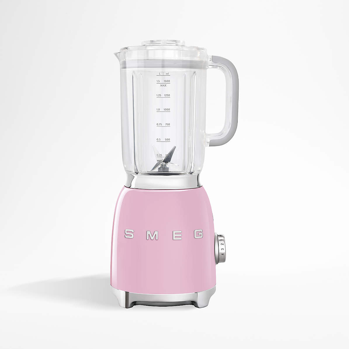 Vejrudsigt lomme Sidst Smeg Pink Blender + Reviews | Crate & Barrel
