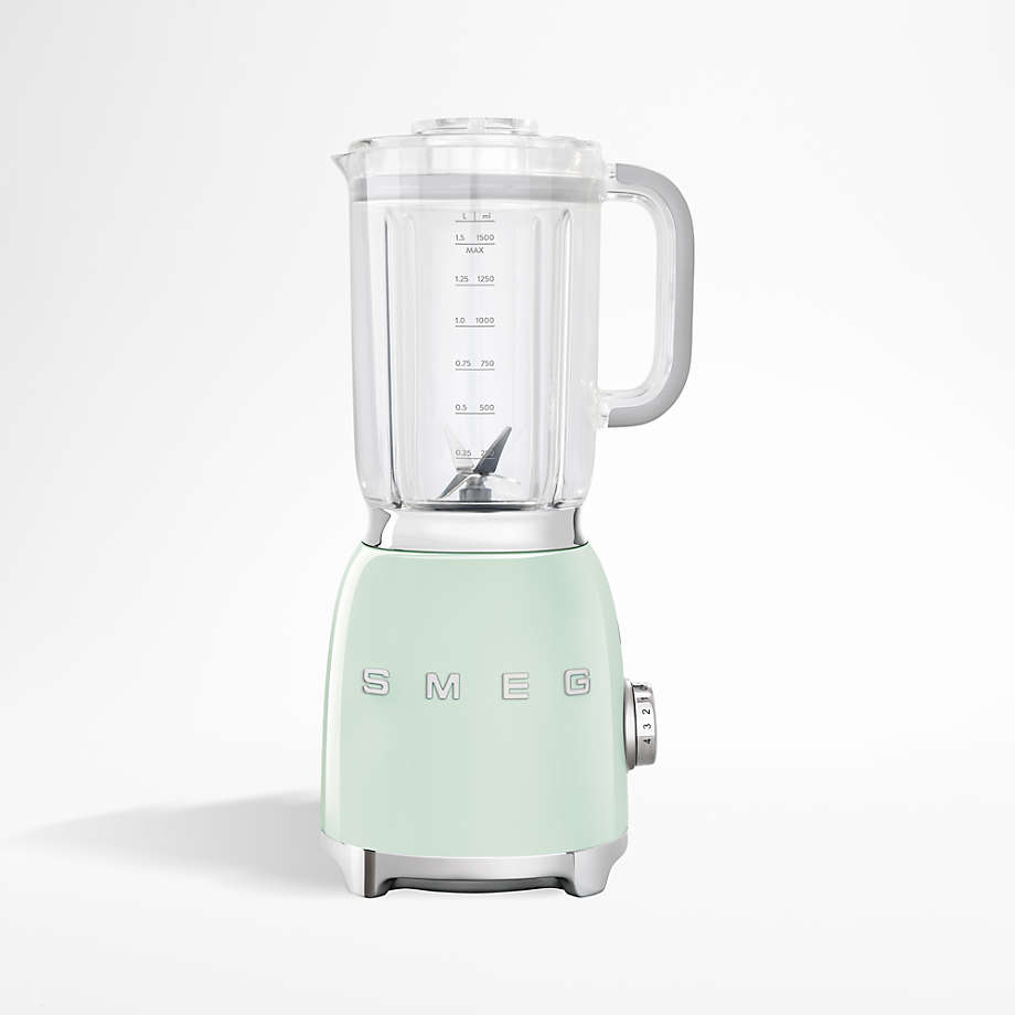 Smeg Pastel Green Retro Blender + Reviews | Crate & Barrel