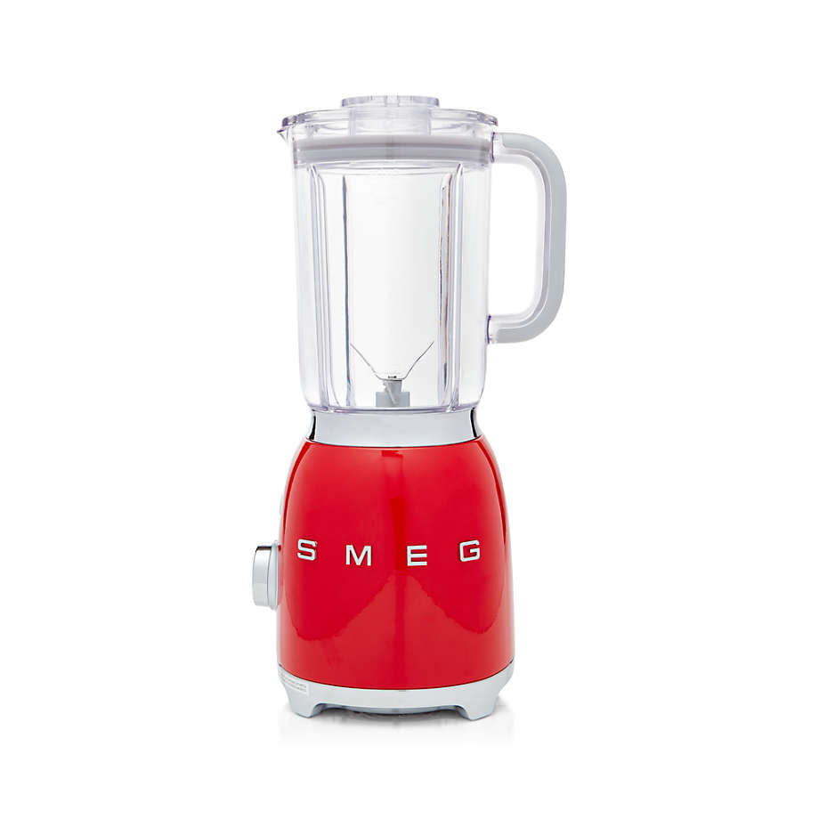  Smeg Red 50's Retro Hand Blender with Accessories