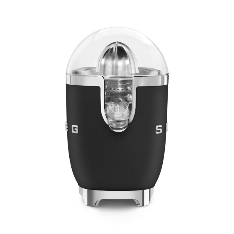 SMEG Matte Black Citrus Juicer Crate & Barrel