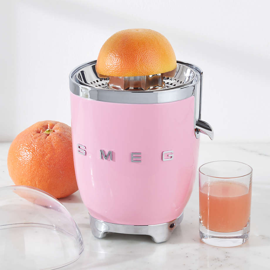Smeg Pink Citrus Juicer + Reviews | Crate and Barrel