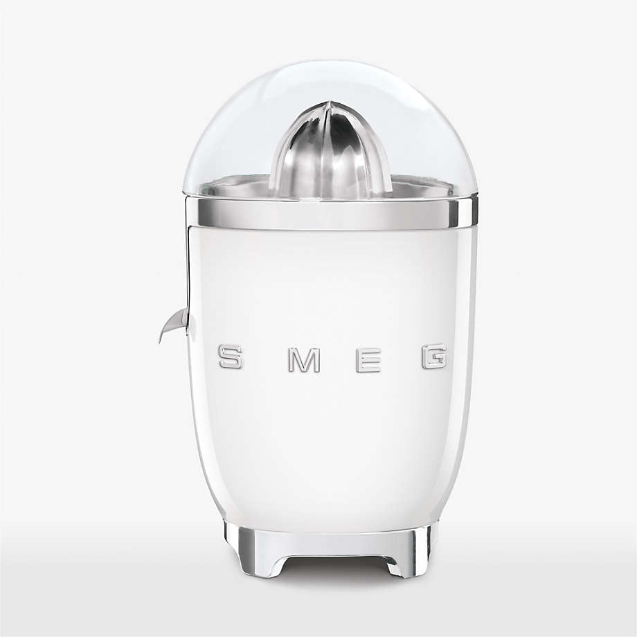 Smeg White Citrus Juicer + Reviews Crate & Barrel