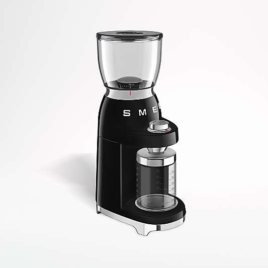 SMEG Black Retro Conical Burr Coffee Grinder